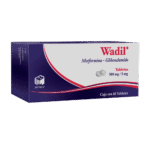 Metformina Glibenclamida Wadil 500 / 5 Mg Con 60 Tabletas